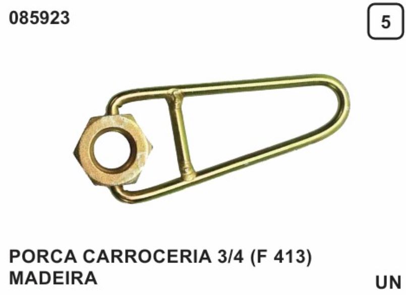  PORCA CARROCERIA 3/4