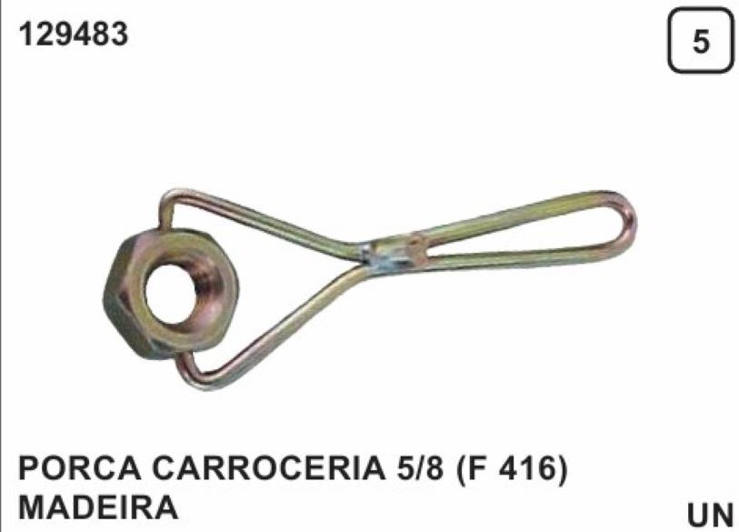  PORCA CARROCERIA 5/8