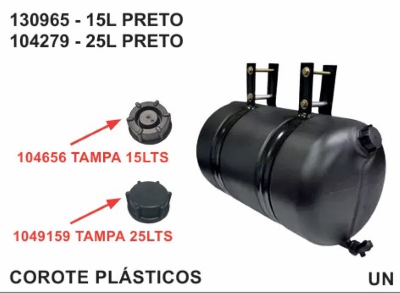 BARRICA ÁGUA 15 E 25 LITROS